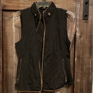 Black winter vest